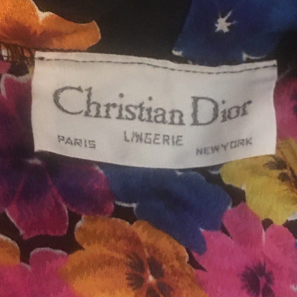 Christian Dior beachy sexy floral robe used once only authentic - Picture 3 of 10